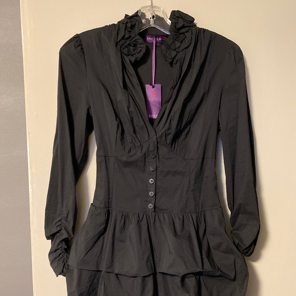 Beautiful fancy Black dress size S Kherisa - Picture 1 of 5